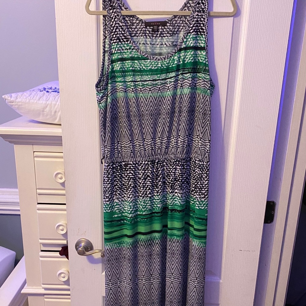 Long, colorful dress